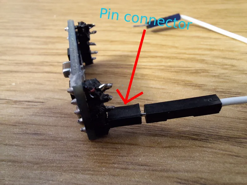 Strong pin connector