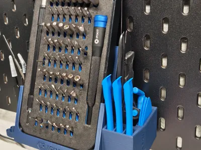 Integrated Skadis Hooks - iFixit Pro Tech Toolkit