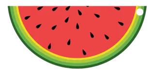 Watermelon slice earrings ..... cocomero orecchini