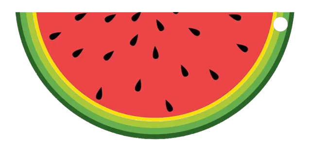 Watermelon slice earrings ..... cocomero orecchini