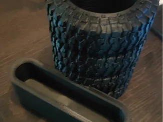 Mud tire pen cup + card holder