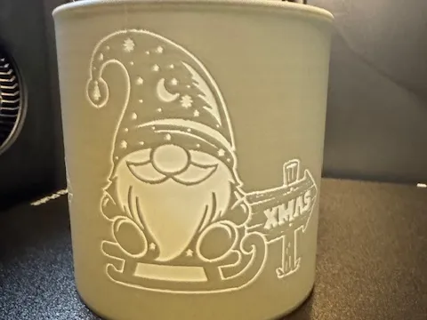 Teelichthalter Weihnachtswichtel