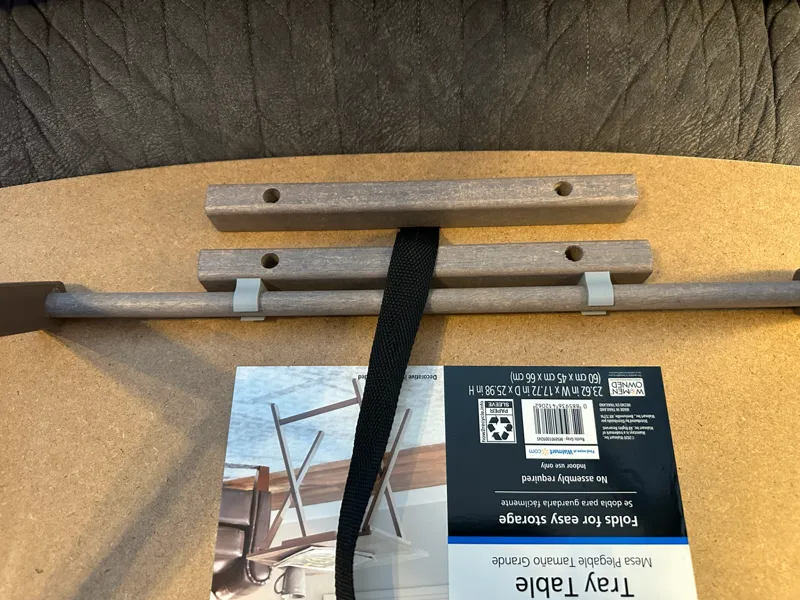 Mainstays Walmart XL TV Tray Height Leg Clips