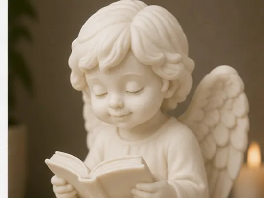 Cute Reading Angel