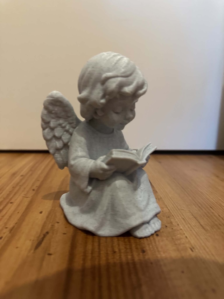 Cute Reading Angel view 2