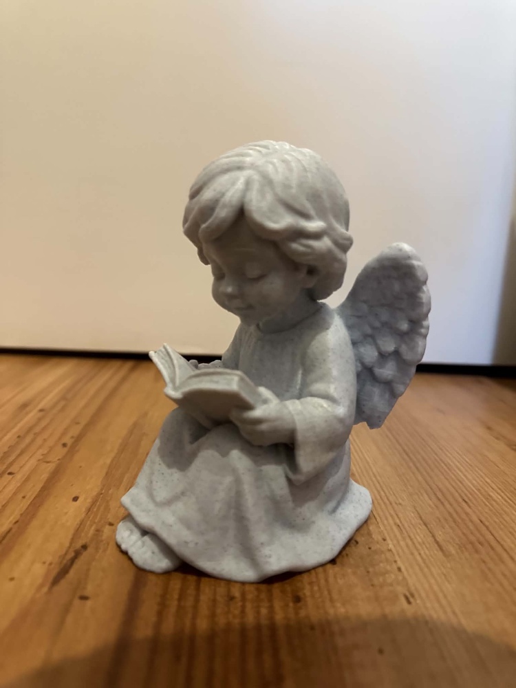 Cute Reading Angel view 3