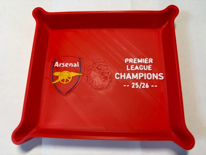 Gunners Glory Tray 25/26 Arsenal Tray