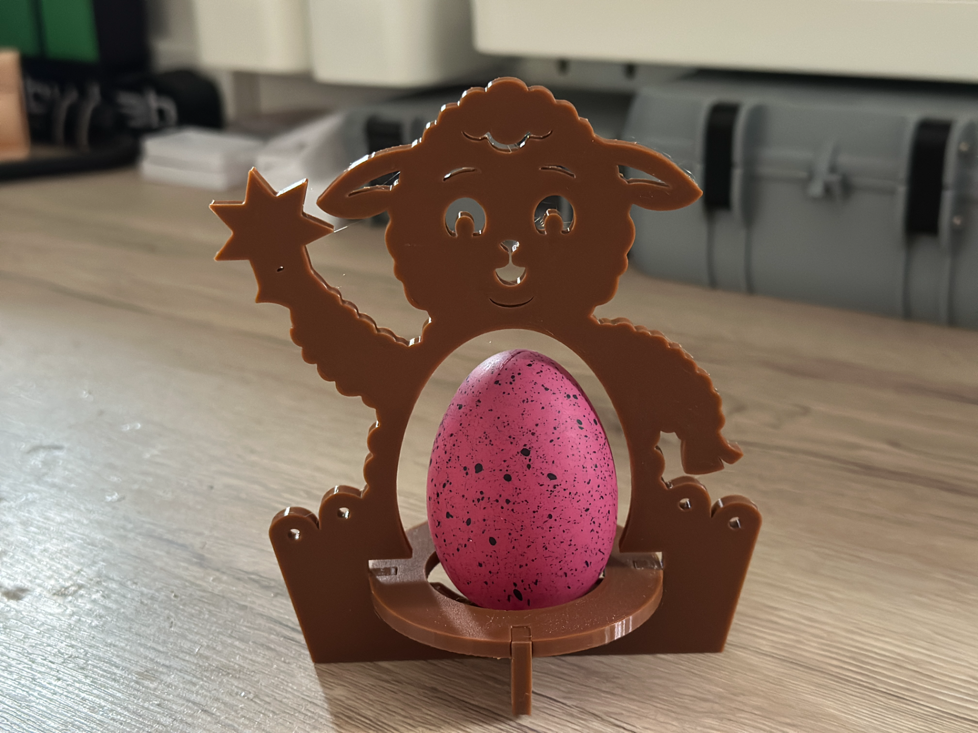 Osterhase Ei Halter "Schaf"