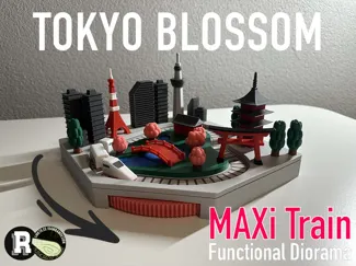 MAXi Train - Functional Tokyo Blossom Diorama