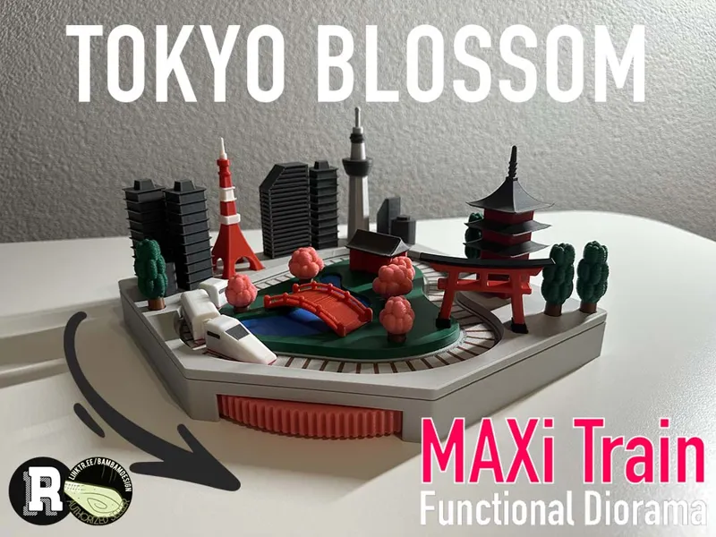 MAXi Train - Functional Tokyo Blossom Diorama