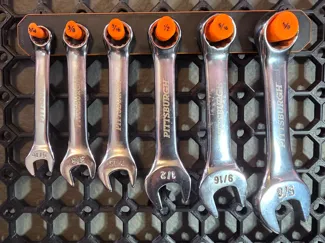 Multiboard Stubby SAE Wrench Holder