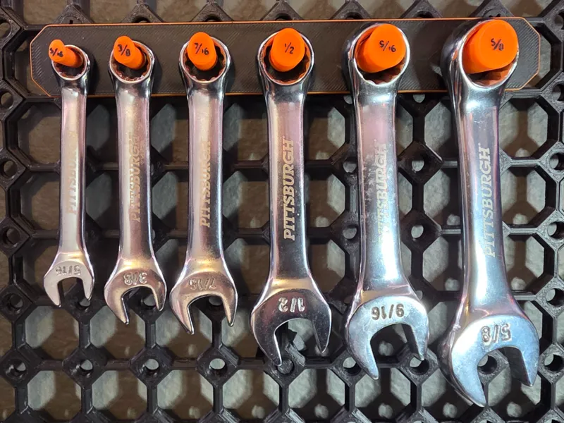 Multiboard Stubby SAE Wrench Holder