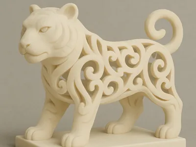 Twelve Silent Deities - Tiger - Mythfire Tiger