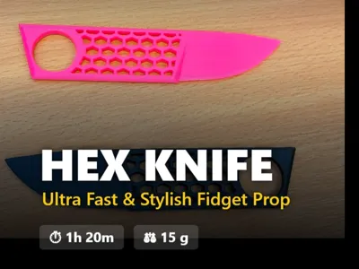 HEX Knife - Ultra Fast & Stylish Fidget Prop