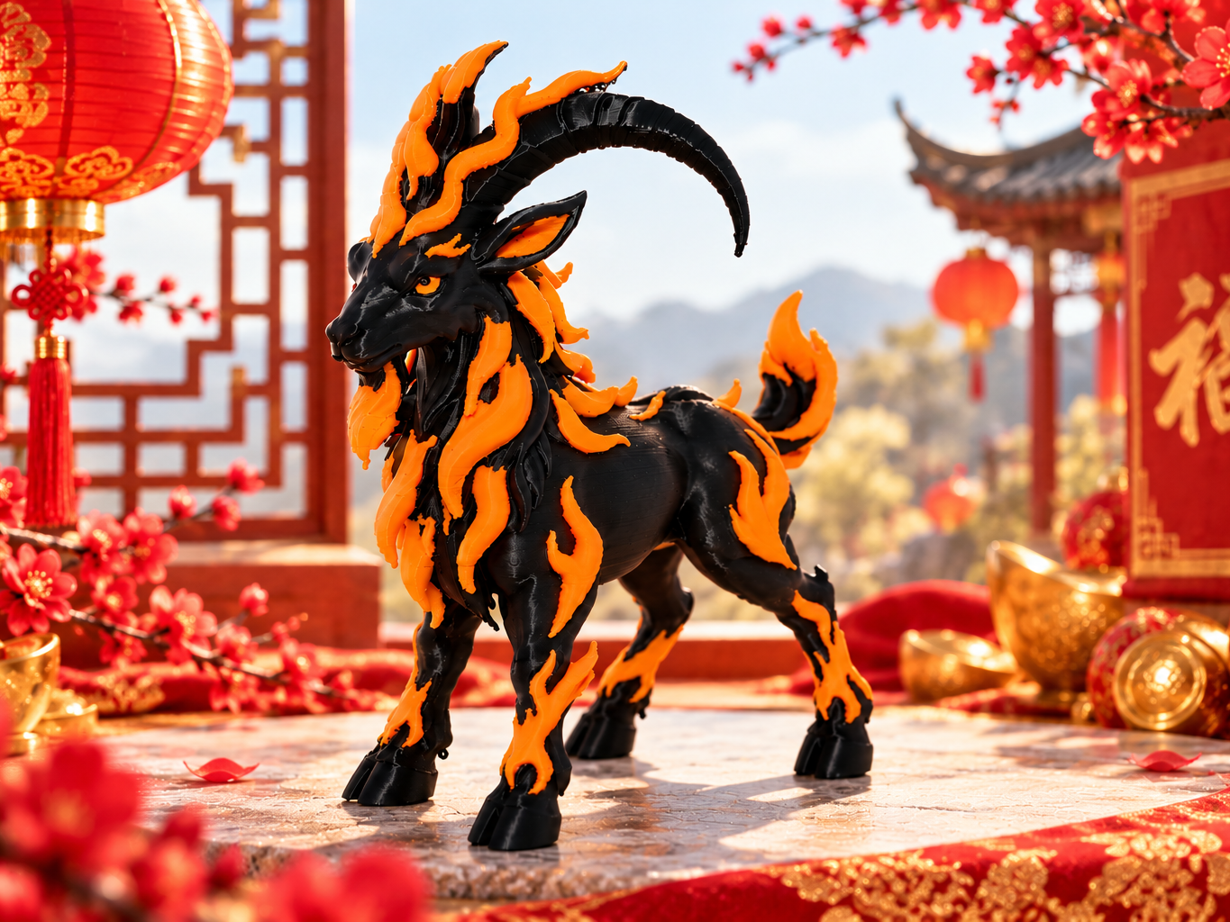 Chèvre de Feu - Signe astronomique chinois 2027 - 1