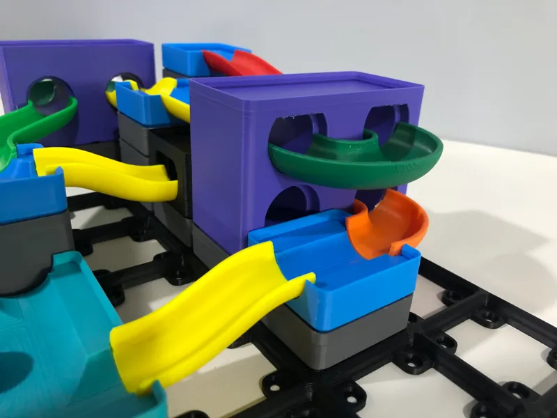 Gridfinity Marble Run - Tunnel Blocks