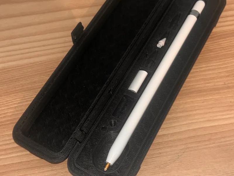 Parametric apple pencil box