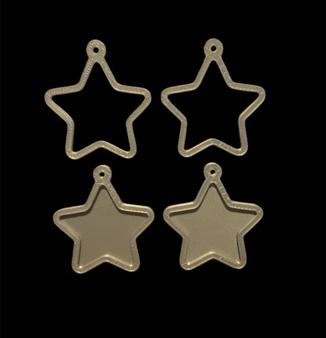 Star earrings