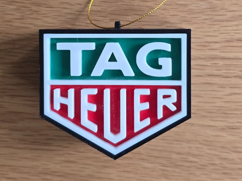 Tag Heuer Logo Christmas Ornament