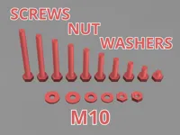 Kit de vis, écrous et rondelles M10 — photo 1