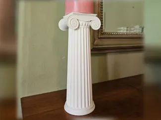Ionic Column Candle Holder