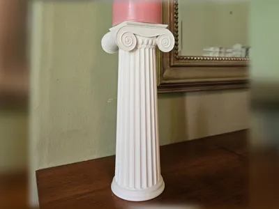 Ionic Column Candle Holder