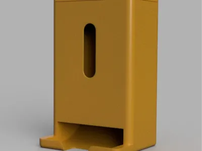 tampon dispenser with integrated waste bag holder