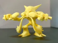 Statue low poly Alakazam Pokémon — photo 2