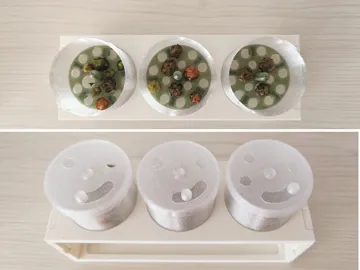 Modelo para impresión 3D: Modular corm propagation station — vista de referencia 2