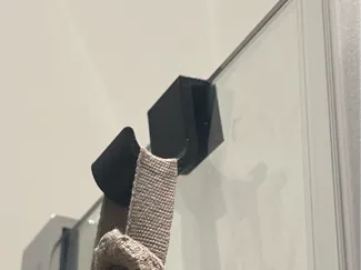 Shower hook short