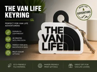 Van Life Keyring