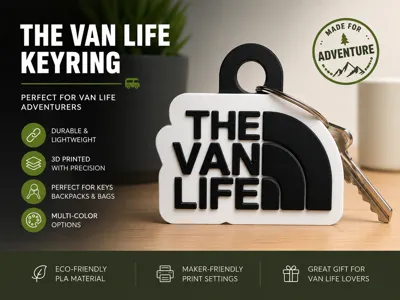 Van Life Keyring