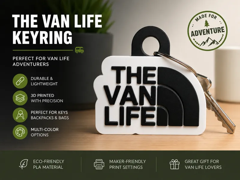 Van Life Keyring