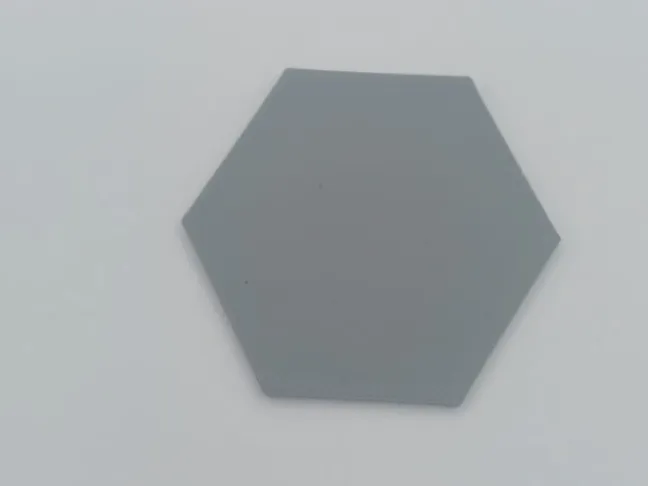 Flat 2D hexagon shape
