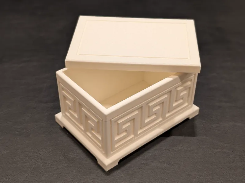 Athena’s Greek-Key Jewelry Box