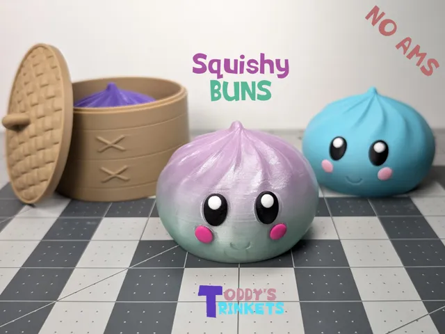 Squishy Bao Buns (Viral TPU Suprise Dumplings)