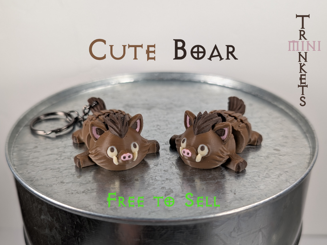 Little Flexi Boar (Free Commercial Use!)