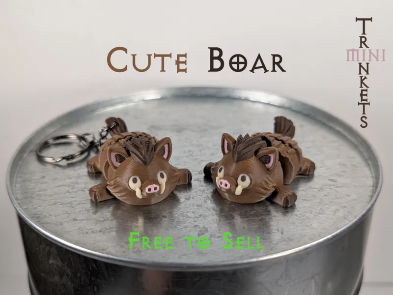Little Flexi Boar (Free Commercial Use!)