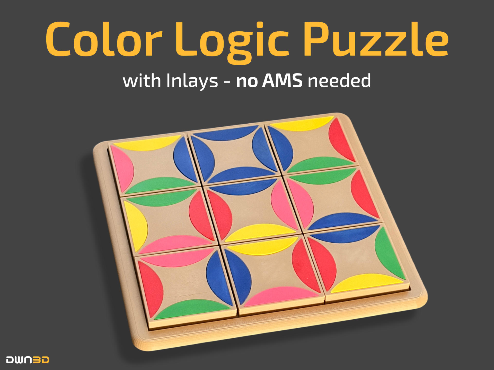 Color Inlay Logic Puzzle – No AMS Required