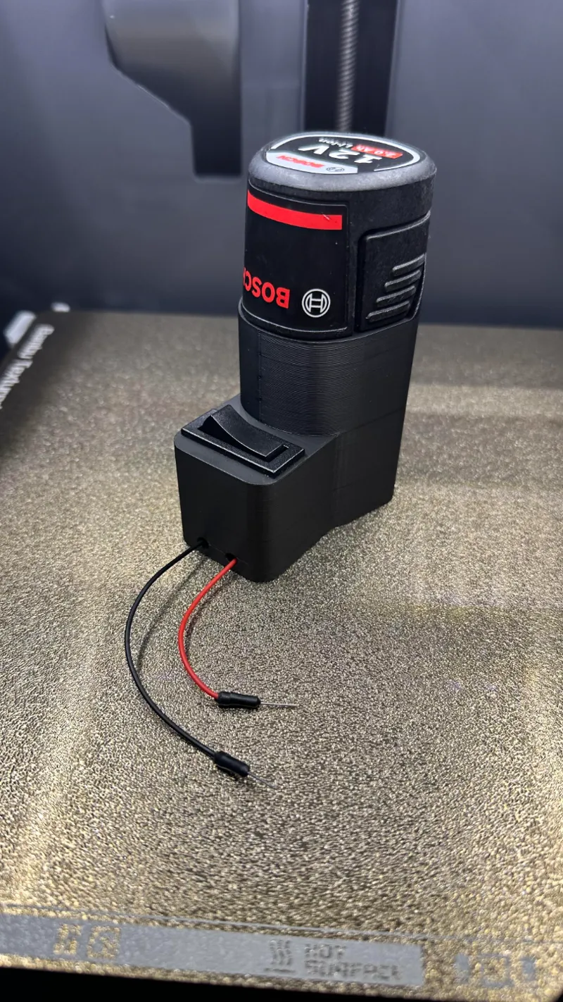Bosch 12V battery output with on/off switch