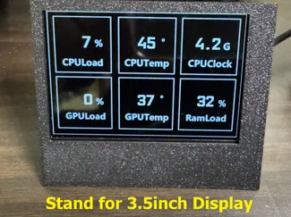 Stand for 3.5 inch Display