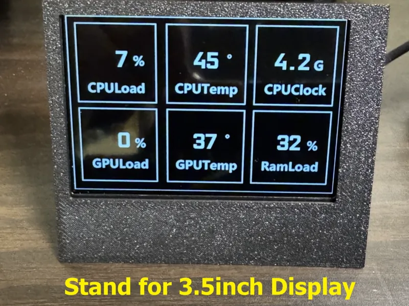 Stand for 3.5 inch Display