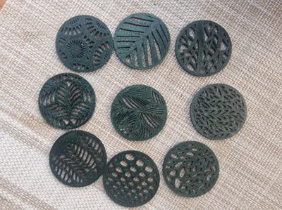 Ornamental Drink Coaster Set
