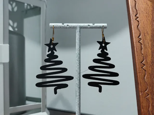 Aretes Abeto Línea Continua