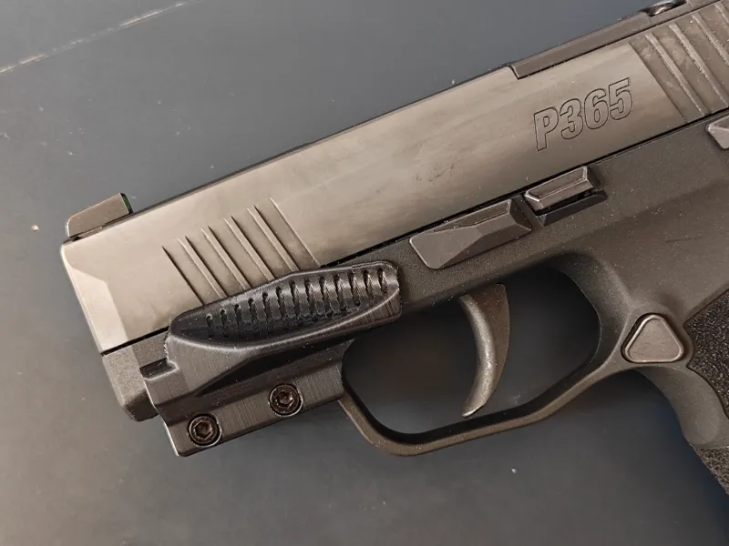 SIG P365 Thumb Rest for Indexing & Recoil Control