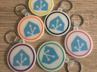 Home Assistant NFC Keychain with Color Ring