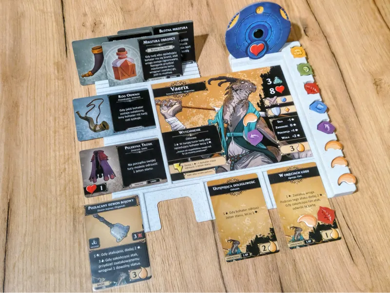 Player Dashboard for Descent - Legends of the Dark