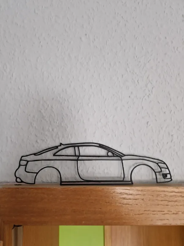 Décoration murale Audi A5 en 2D