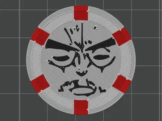 Jonathan Joestar Poker Chip