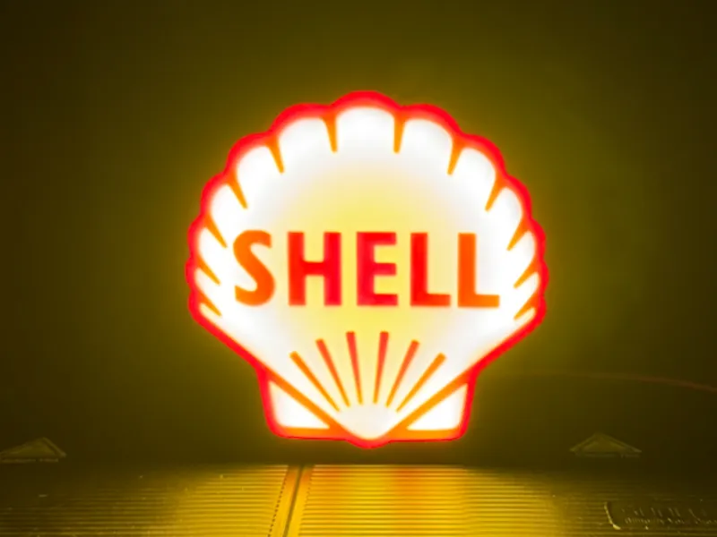 Shell Leuchtkasten